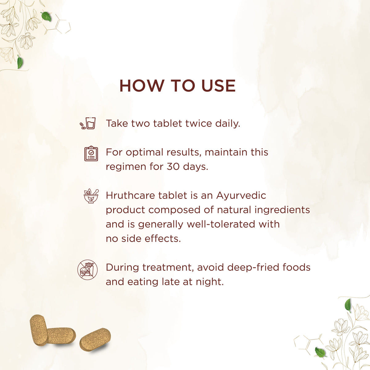 Shreevarma Hruth Care Tablets | Grocsy