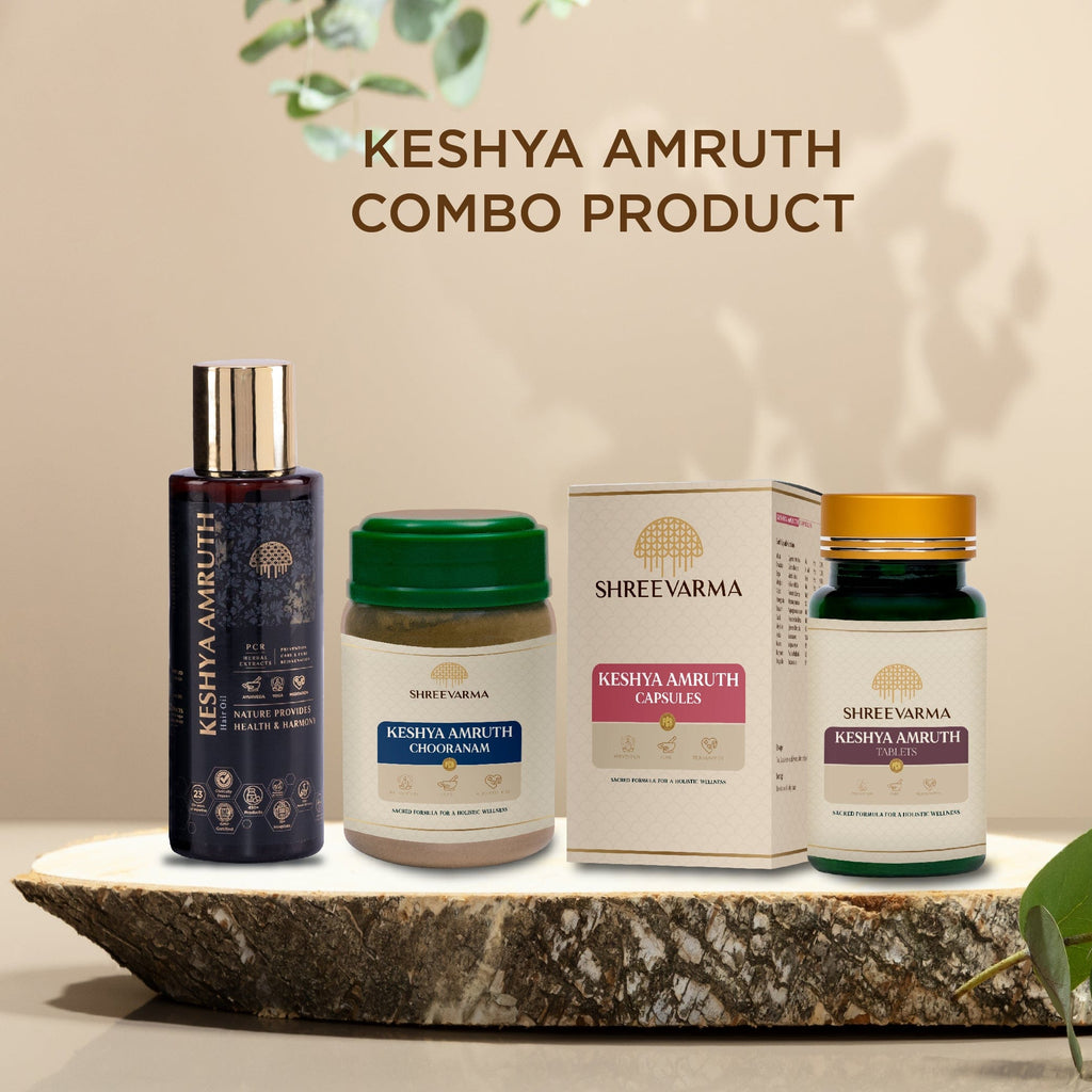Shreevarma Keshya Amruth Ayurvedic Hair Oil For Hair Growth | Grocsy
