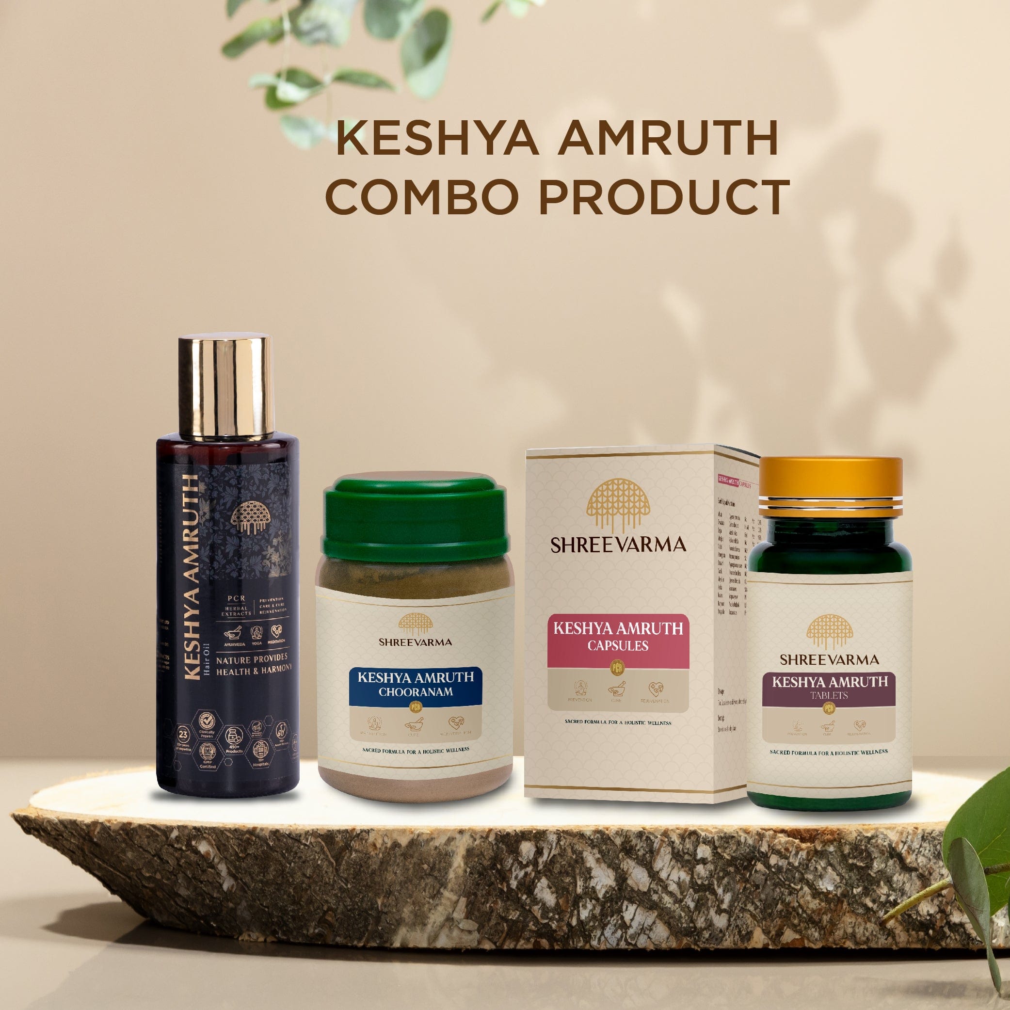 Shreevarma Keshya Amruth Ayurvedic Hair Oil For Hair Growth | Grocsy
