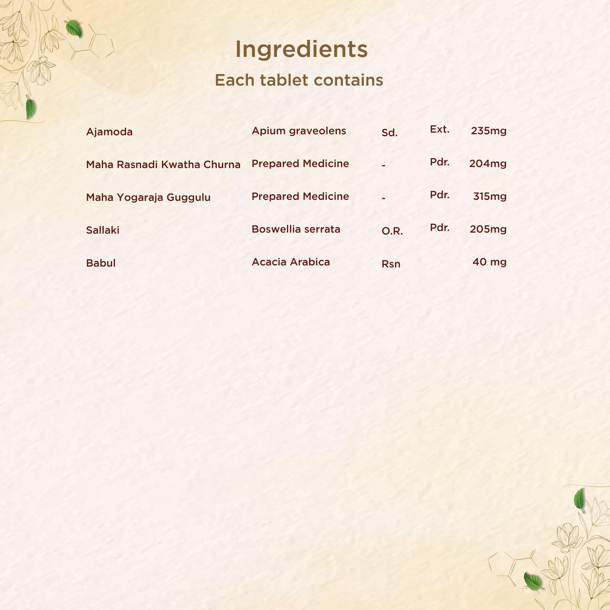 Shreevarma Orthocure Fortified Tablets | Grocsy