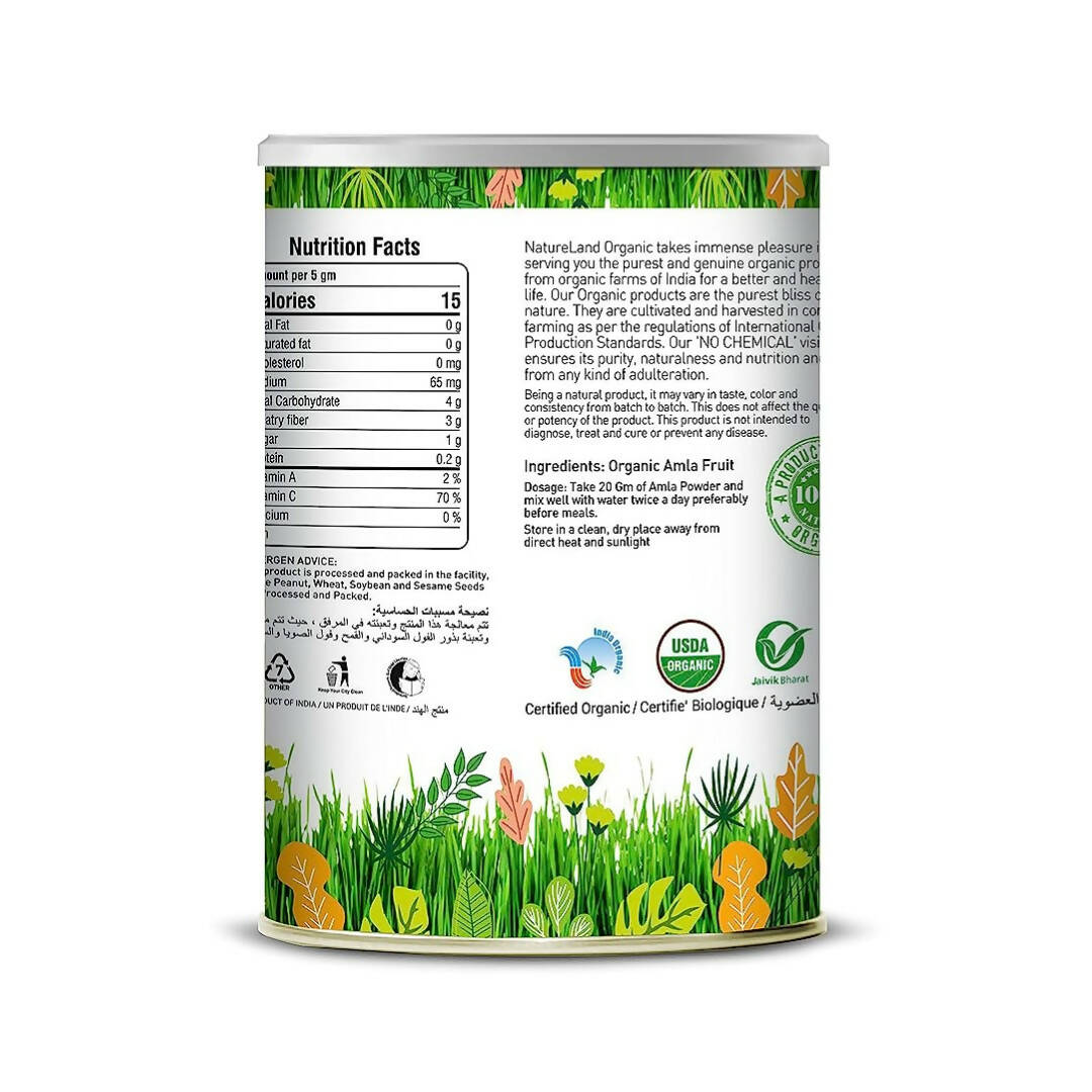 Nature Land Organics Wheat Grass Powder | Grocsy