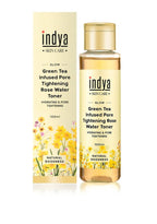 Indya Green Tea Infused Pore Tightening Rose Water Toner | Grocsy
