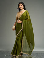 kasee Embellished EmbroideredSaree | Grocsy