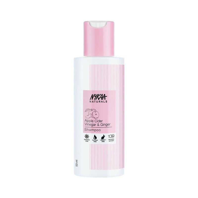 Nykaa Naturals Anti-Dandruff - Free Shampoo with Apple Cider Vinegar, Ginger & Tea Tree Oil | Grocsy