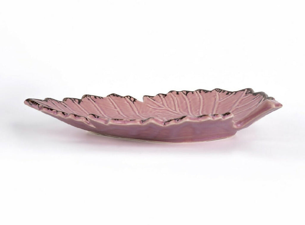 Simply Soho Blush Leaf Platter | Grocsy