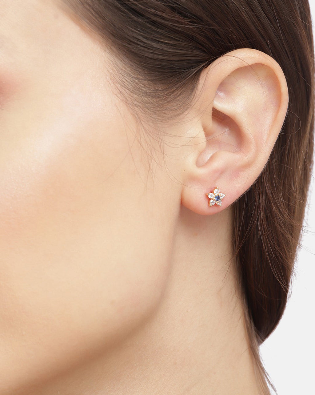 Silver - Toned Butterfly Shaped Studs Earrings - Wahe Jewels - Swadesiicart