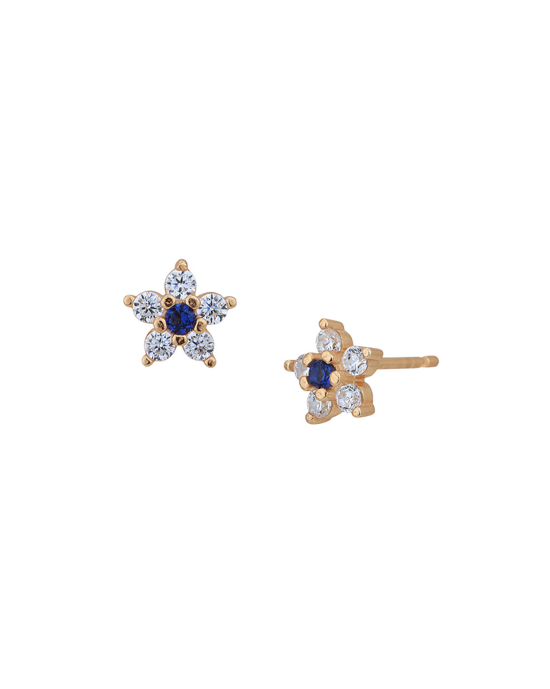 Silver - Toned Butterfly Shaped Studs Earrings - Wahe Jewels - Swadesiicart