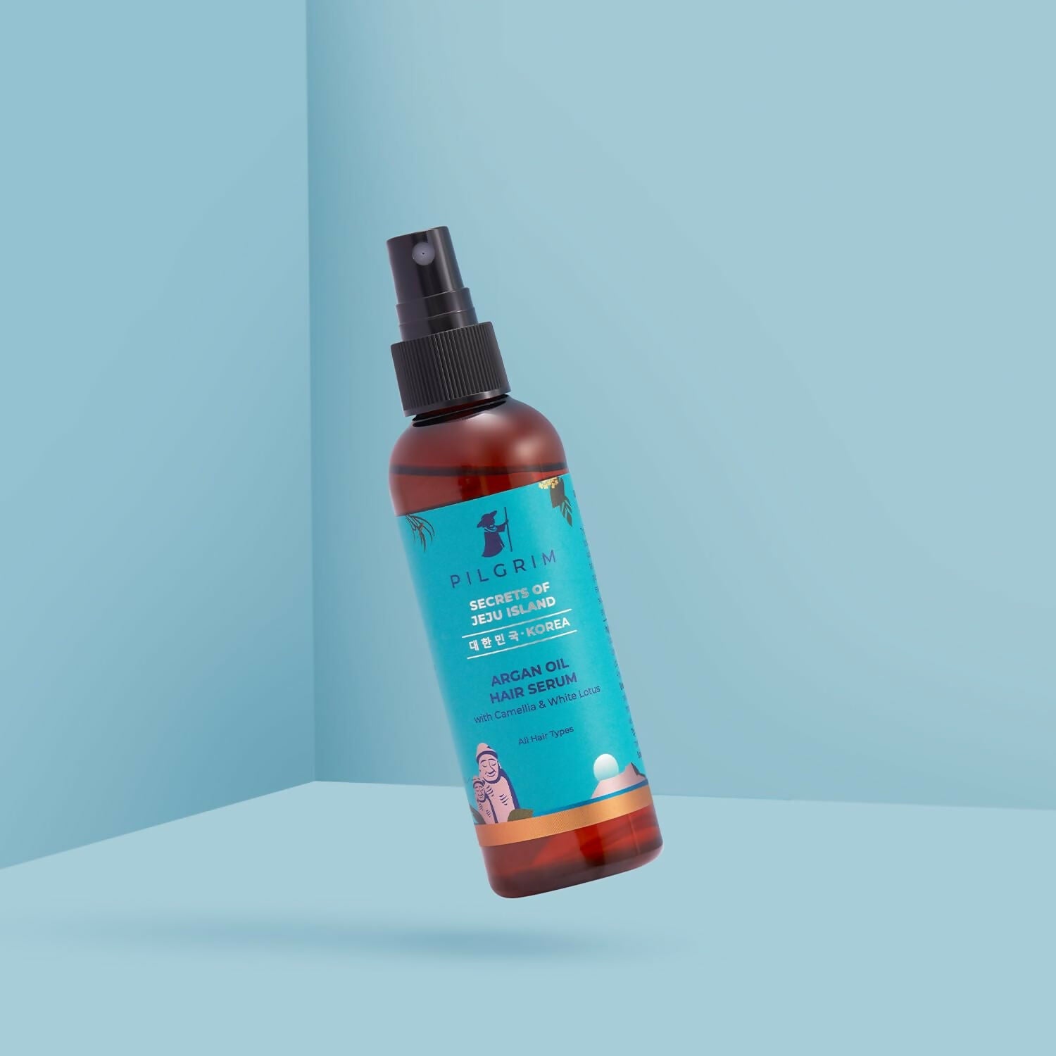 Pilgrim Argan Oil Hair Serum For Dry Frizzy Hair, Hair Smoothing & Soft Hair | Grocsy