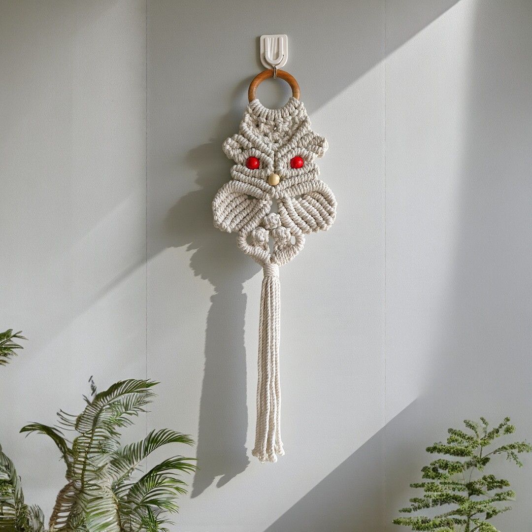 Sun Mun Decors Premium Macrame Owl | Grocsy