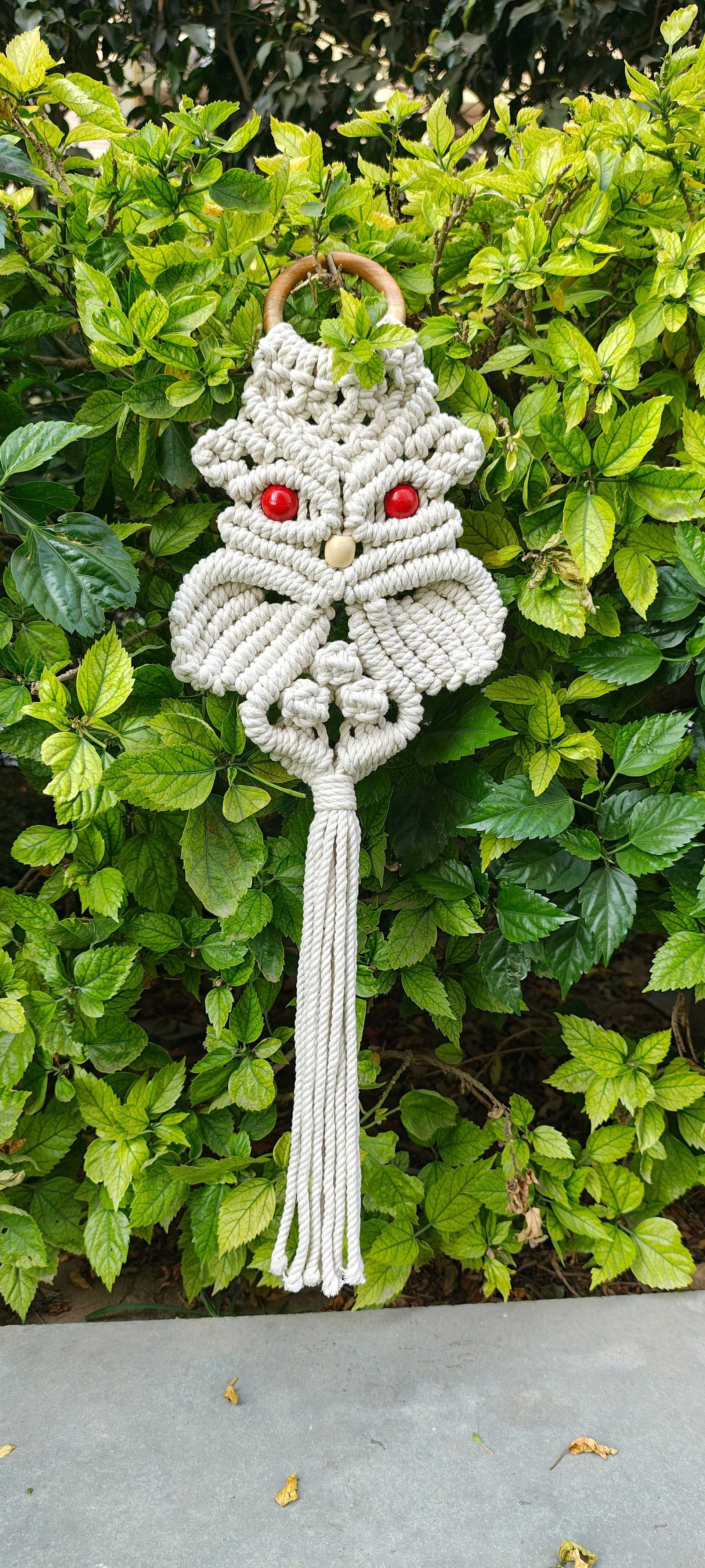 Sun Mun Decors Premium Macrame Owl | Grocsy