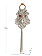 Sun Mun Decors Premium Macrame Owl | Grocsy