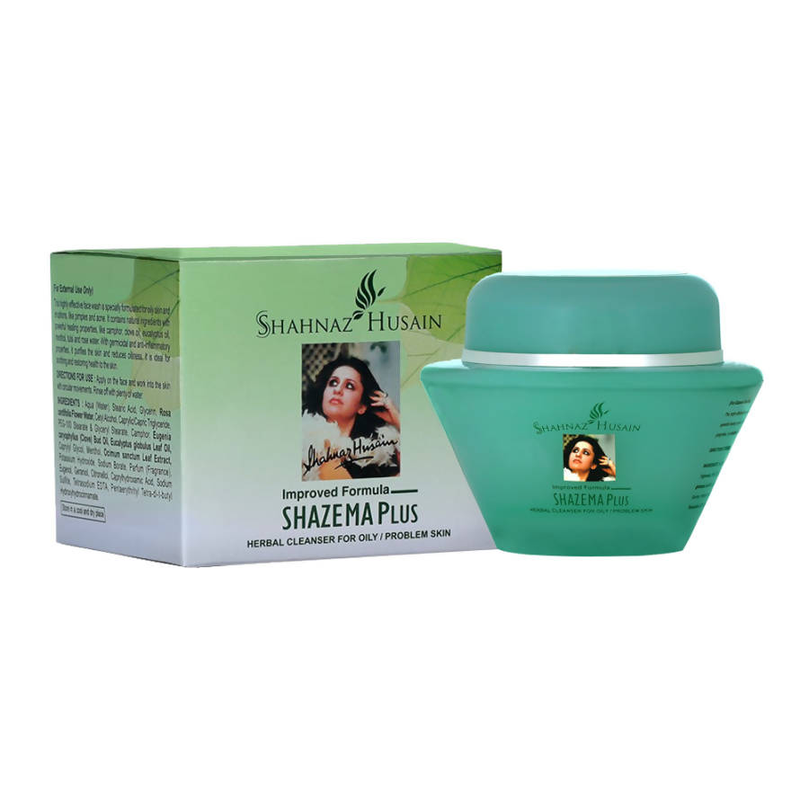 Shahnaz Husain Shazema Plus Herbal Cleanser For Oily / Problem Skin | Grocsy
