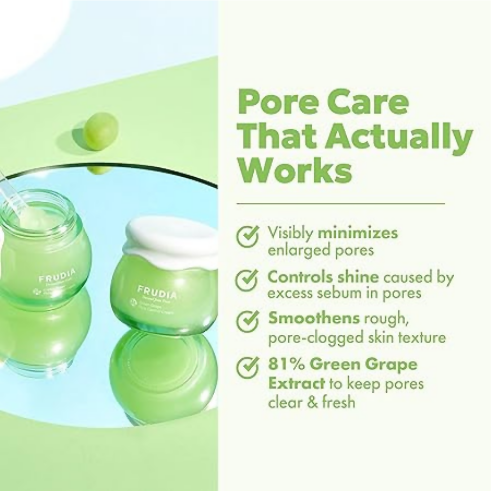 Frudia Green Grape Pore Control Cream with Vegan Collagen | Grocsy
