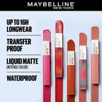 Maybelline New York Super Stay Matte Ink Liquid Lipstick - 225 Delicate | Grocsy