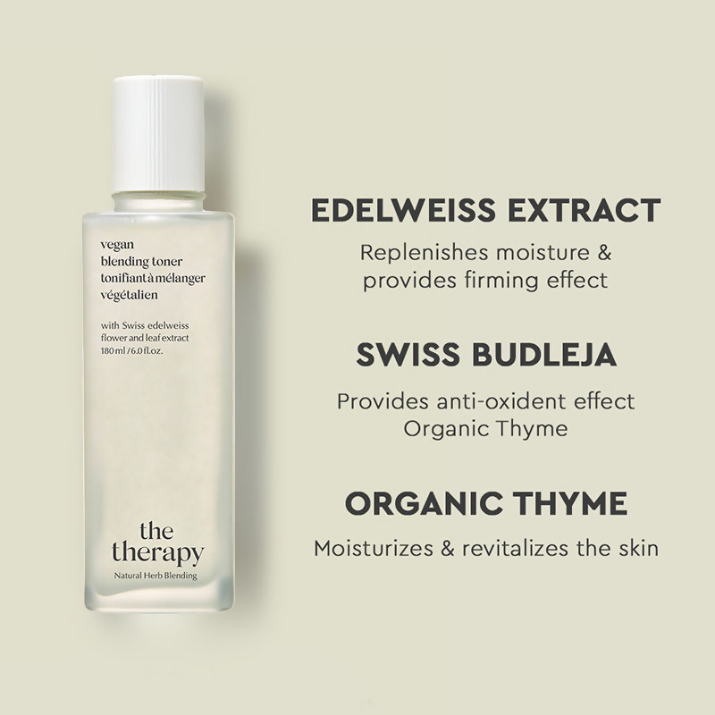 The Face Shop The Therapy Vegan Blending Toner - Korean Skincare | Grocsy