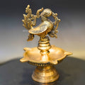 Brass Peacock Diya | Grocsy