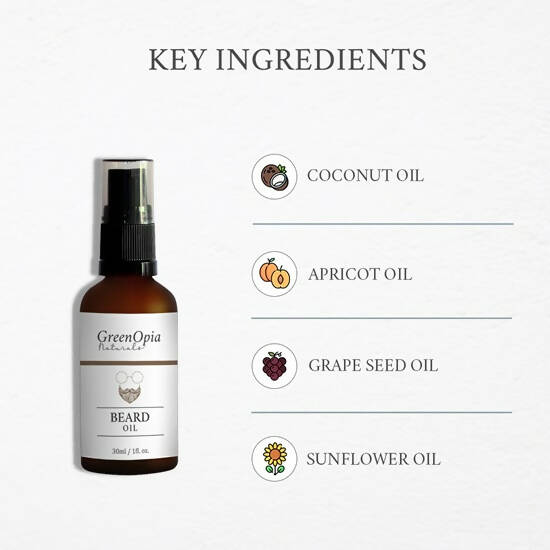 GreenOpia Naturals Beard Oil | Grocsy