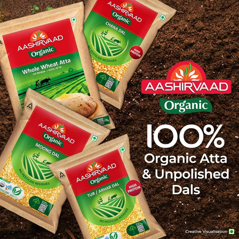 Aashirvaad Organic Masur Dal | Grocsy