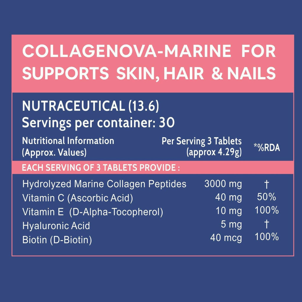 Carbamide Forte Hydrolyzed Marine Collagen Tablets | Grocsy