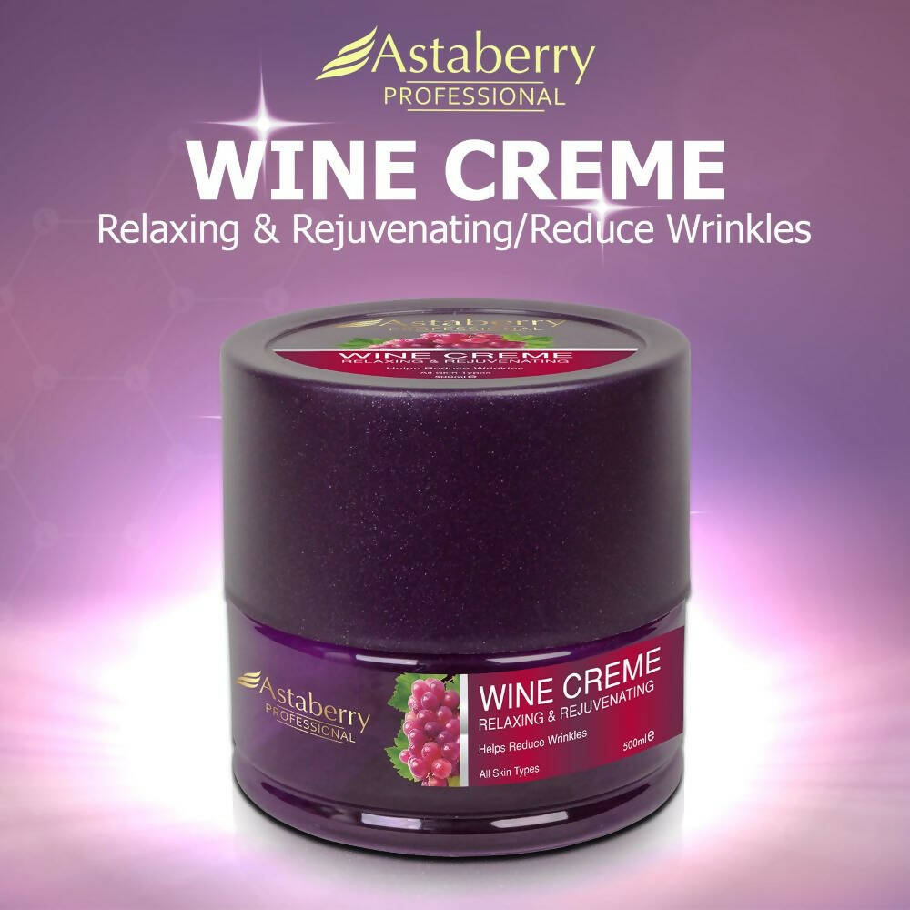 Astaberry Professional Wine Face Creme- Reduce Wrinkles | Grocsy