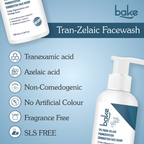 Bake 2% Tran-Zelaic Pigmentation Corrector Milky Face Wash For Pigmentation and unclogged pores | Grocsy
