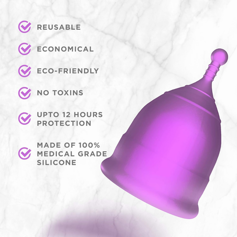 Pee Safe Menstrual Cup & Bio Panty Liners For Women | Grocsy