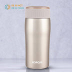 Borosil Cosmic Insulated Water Bottle Tumbler - 320ml (Gold) | Grocsy