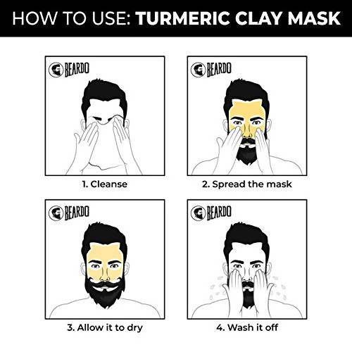 Beardo Turmeric Clay Mask | Grocsy