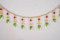 Kundan HandiKrafts Green Leaf Silk Thread Balls Thoranna | Grocsy