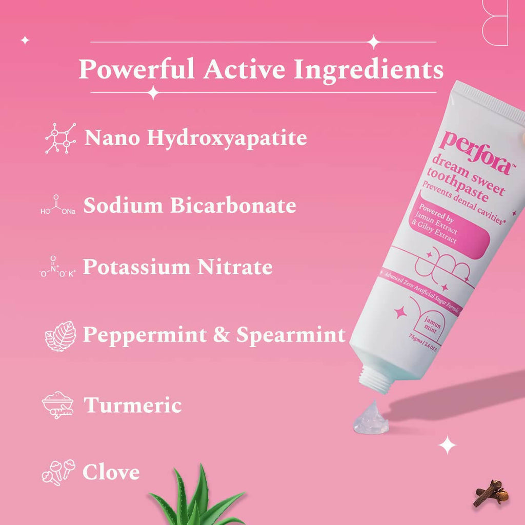 Perfora Dream Sweet Toothpaste - Jamun Mint | Grocsy