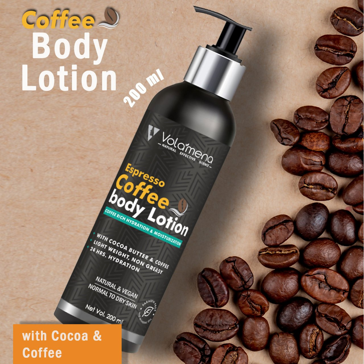 Volamena Espresso Coffee Body Lotion | Grocsy