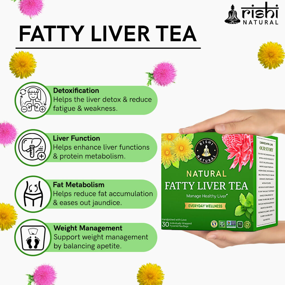 Rishi Natural Fatty Liver Detox Tea | Grocsy