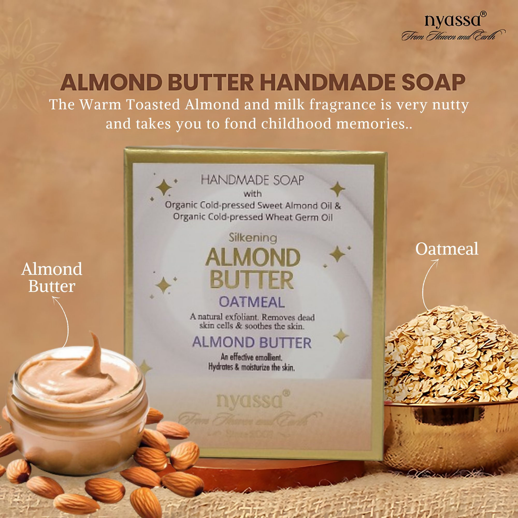Nyassa Silkening Almond Butter Luxurious Handmade Soap | Grocsy