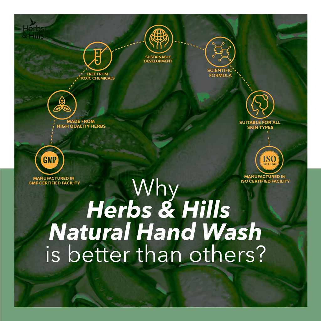 Herbs & Hills Natural Hand Wash | Grocsy