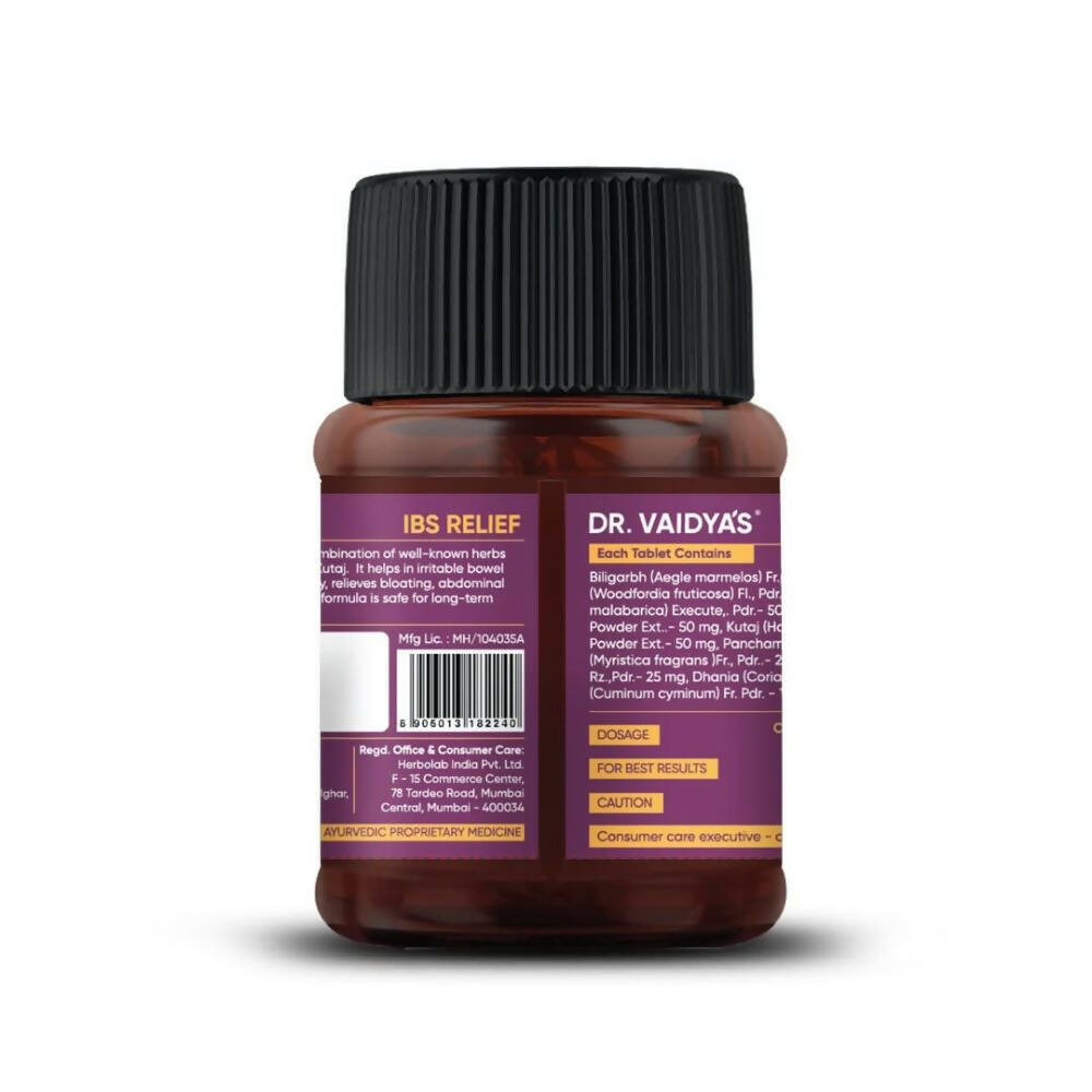 Dr. Vaidya's IBS Relief Tablets | Grocsy