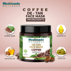 Medimade Wellness Coffee De-Tan Face Mask | Grocsy