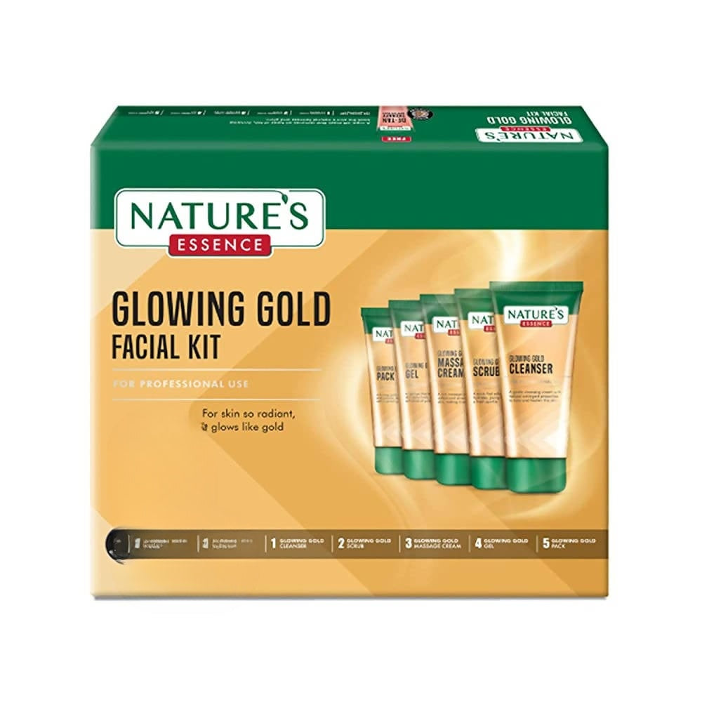 Nature's Essence Advanced Glowing Gold Facial Kit | Grocsy