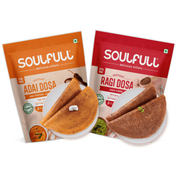 Soulfull Adai Dosa And Ragi Dosa Mix | Grocsy