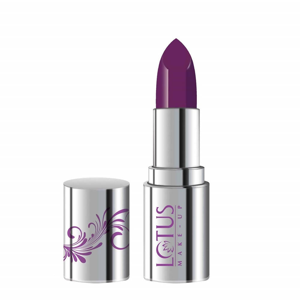Lotus Makeup Ecostay Butter Matte Lip Color Vavatious Voilet, Purple (4 Gm) | Grocsy