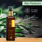 Pyoura Rosemary Water Spray For Hair Fall Control Natural Non-Greasy Heat Protection Serum Mist Toner | Grocsy