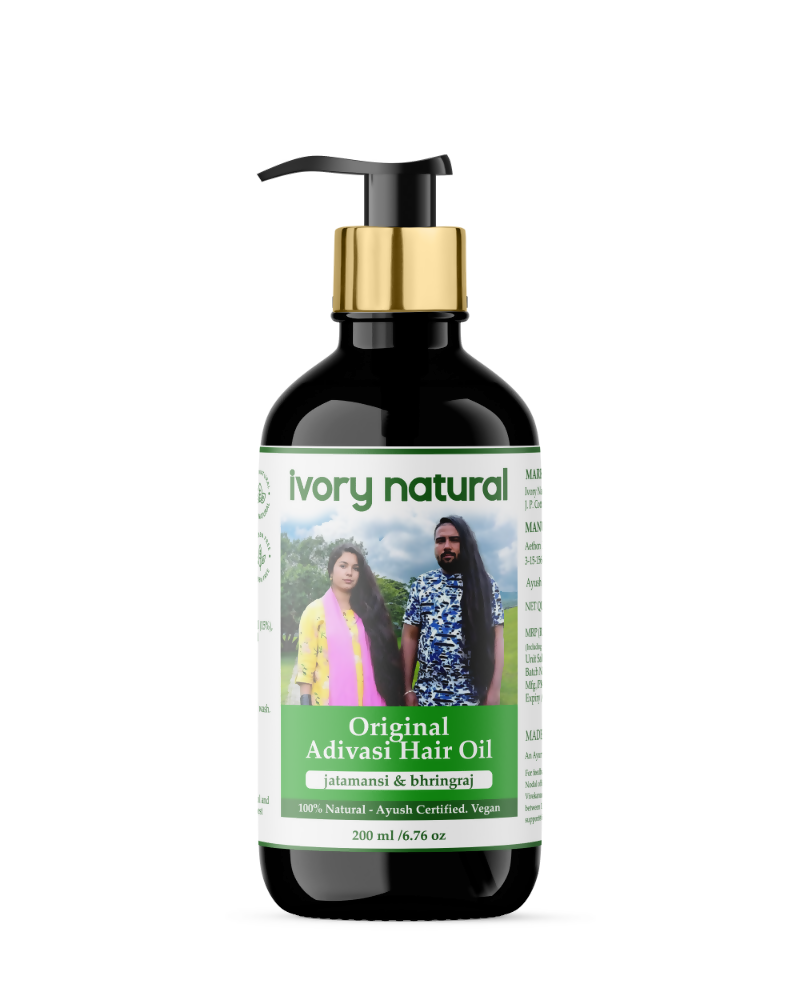 Ivory Natural Adivasi Hair Oil For Growth Of Hair, Hair Strengthening & Nourishment | Grocsy