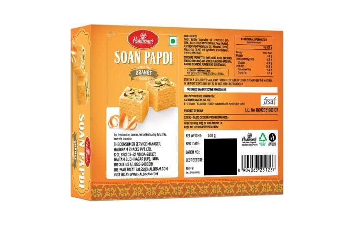 Haldiram's Soan Papdi Orange | Grocsy