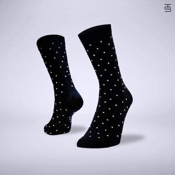 Socksoho Luxury Men Socks Classic Black Edition | Grocsy