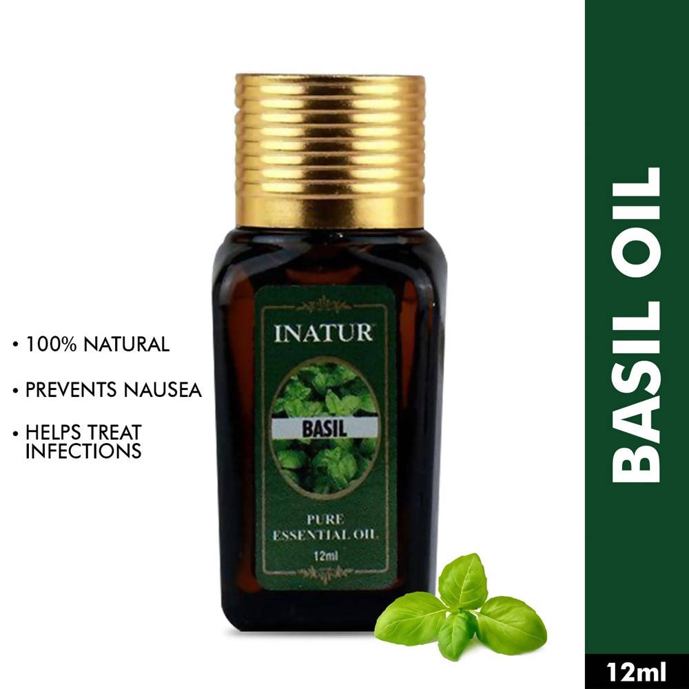 Inatur Basil Pure Essential Oil | Grocsy