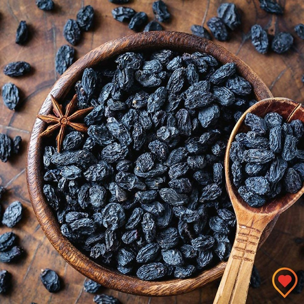 Nature Yard Black Raisins Seedless/kali kismis/kishmish dry fruit | Grocsy