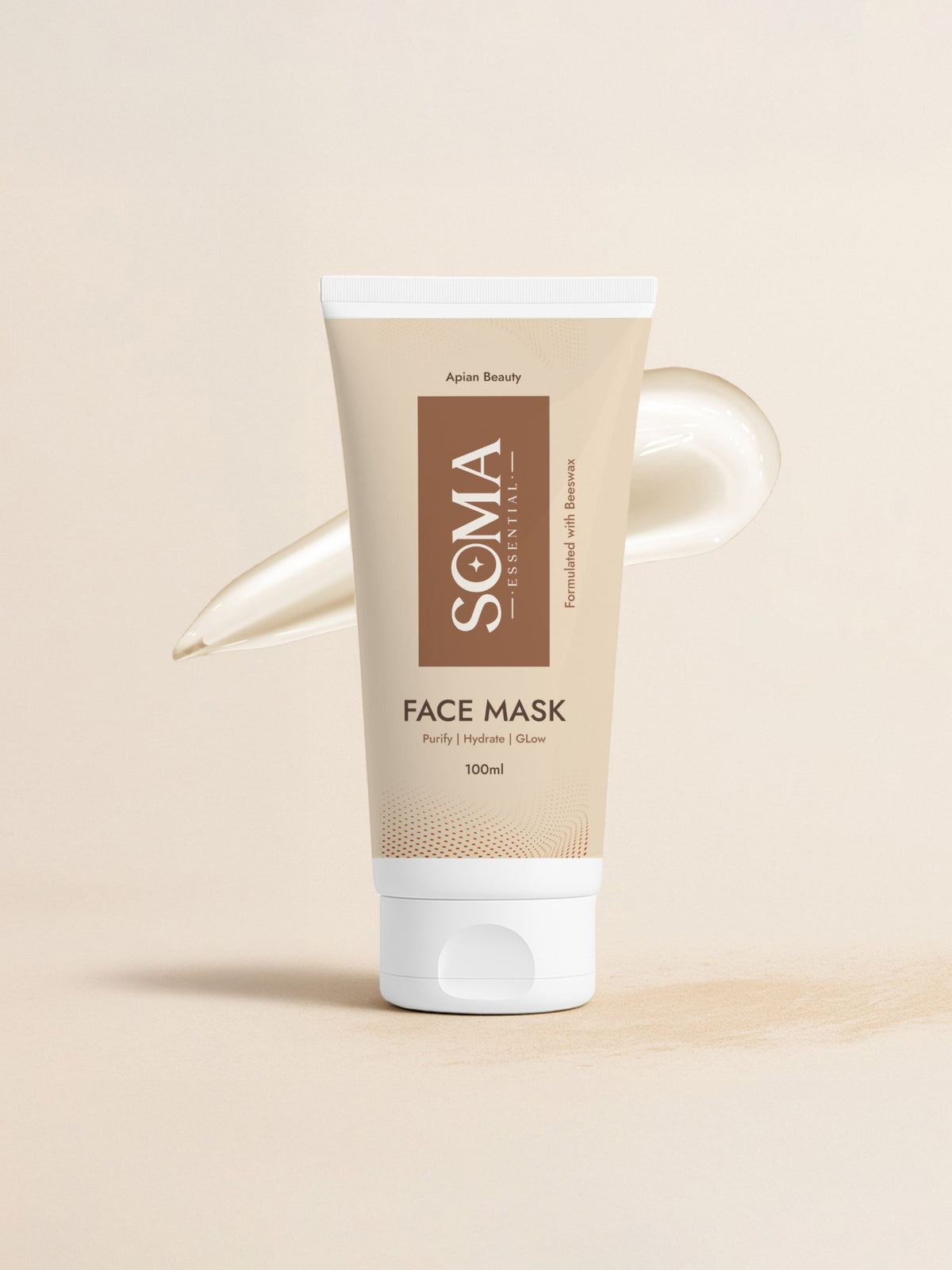 Soma Essential Apian Dtan Glow Mask, 2% Licorice And Beeswax | Grocsy