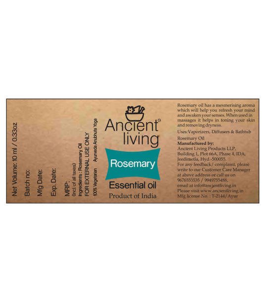 Ancient Living Rosemary Essential Oil | Grocsy
