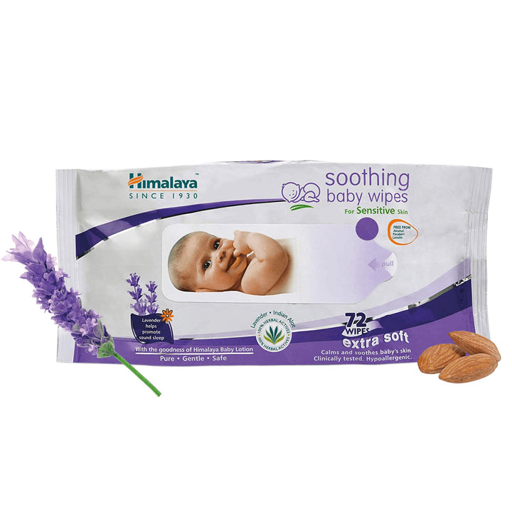 Himalaya Herbals - Soothing Baby Wipes | Grocsy