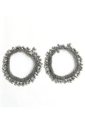 Mominos Fashion Kamal Johar Oxidised Silver Traditional Wear Anklets | Grocsy