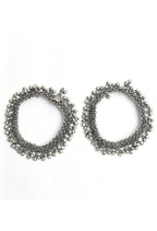 Mominos Fashion Kamal Johar Oxidised Silver Traditional Wear Anklets | Grocsy